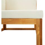  Modularna kutna sofa i krem bijeli jastuci bagremovo drvo | shoptok.hr