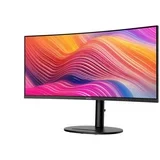 Zaslon Modern MD342CQP / 34" / UWQHD / VA / 120Hz / 1ms (MPRT) / ukrivljen / KVM / črn - nastavljiv po višini - PD 98W