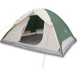  The Living Store Šotor za kampiranje za 6 oseb zelen vodoodporen - Šotor Za Kampiranje, (21442678) | Shoptok.si