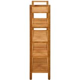 vidaXL Stalak za obuću s 5 polica 100x27x100 cm od masivne hrastovine | shoptok.hr