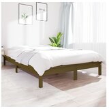  Za krevet boja meda drveni 140x190 cm od masivnog drva | shoptok.hr
