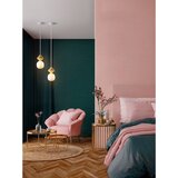 Nova Luce Bela/kremno bela keramična viseča svetilka s steklenim senčilom ø 18 cm Clio – | Shoptok.si
