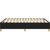  Okvir za krevet s oprugom crni 140 x 190 cm od tkanine | Eponuda.ba