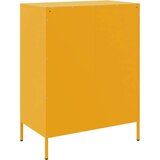 vidaXL Komoda gorčično rumena 68x39x89 cm jeklo | Shoptok.si