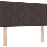  Krevet s oprugom i madracem Tamnosmeđi 90x190 cm Tkanina | shoptok.hr