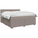  Boxspring krevet s madracem Sivosmeđa 140 x 190 cm Tkanina | shoptok.hr