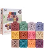  Senzorne građevne kocke 12 komada Inlea4Fun BABY FAVORITE - brojevi | shoptok.hr
