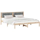  Konstrukcija postelje Svetlo siva 160 x 200 cm blago, (5000084278) | Shoptok.si