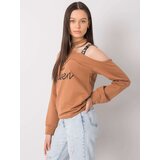 FANCY Blouse-FA-BZ-6425.43P-camel | Shoptok.si