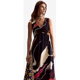 Desigual Haljina žuta / crvena / crna / bijela | shoptok.hr