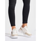 Shelvt Women's cream sneakers | Shoptok.si