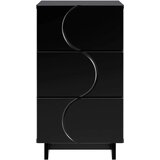  Noćni ormar Crna 33 5 x 34 5 x 60 cm Konstruirano drvo - Crna 1 | shoptok.hr