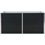 vidaXL Povišena vrtna gredica antracit 160x80x77 cm pocinčani čelik | shoptok.hr