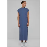 UC Ladies Women's Urban Classics Long Extended Shoulder Dress - Blue