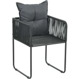  7-dijelni vrtni blagovaonski set crni | shoptok.hr