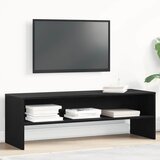 vidaXL TV omarica Črni hrast 120x40x40 cm Izoblikovan les Cene