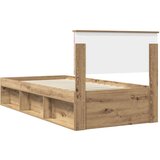  Okvir za krevet Umjetnička hrastovina 100 x 200 cm | shoptok.hr