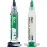 Rosfix komplet za spajkanje flux 338 + tekoči kositer 138°C +2X bat, 2X igla, (22016920) | Shoptok.si