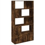 Maison Chic Knjižna omara - Knjižni regal dimljeni hrast 100x36x189 cm inženirski les, (21725138) Cene