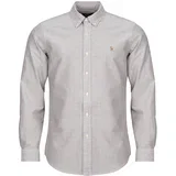 CHEMISE COUPE DROITE EN OXFORD Smeđa