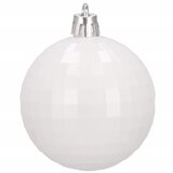  Set Božićnih kuglica bijele boje, 6 cm - 20 komada | shoptok.hr