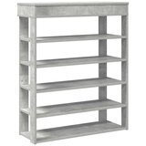 Maison Chic Regal za čevlje - Polica za čevlje Concrete Oak 80x30x98 cm inženirski les, (21777291) Cene
