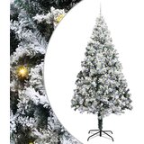  Umjetno božićno drvce s 300 LED svjetlima Zelena 240 x 150 cm | shoptok.hr