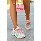 Boto Women's Stylish Sport Shoes with Laces Pink-Mint Chillout! | Shoptok.si