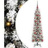 vidaXL Umjetno božićno drvce s stalakom Zelena i bijela 120 cm | shoptok.hr