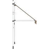 Tenda na ručno uvlačenje 150 cm žuto-plava prugasta | Eponuda.com