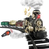 Electric Train Classic RC Train Lights Sounds Smoke 206 cm 24 pcs. | shoptok.hr