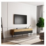 Hanah home tv polica sign black oak Cene