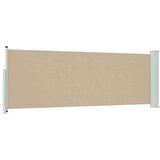  Zložljivo stransko senčilo Bež 300 x 100 cm Poliester, (5000247874) | Shoptok.si