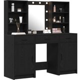  Set toaletnog stola od 3 dijela Crna konstruirano drvo | shoptok.hr