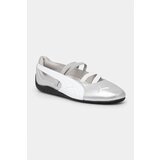 Puma Balerinke 'Speedcat' srebrna / bela | Shoptok.si