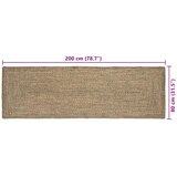  Tepisi za područja Prirodna i crna 80 x 200 cm Juta | shoptok.hr