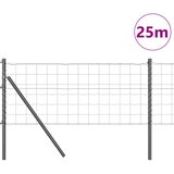 Euro Ograđivanje Ukop 25 x 0,4 m Čelik premazan PVC-om Siva | shoptok.hr