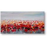  Slikana slika na platnu cveće 100x50 cm Cene