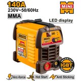 Ingco ing-mma14049e aparat za zavarivanje led 140a ( ING-MMA14049E ) | ePonuda.com