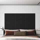  stenski panel, blago, črna, 12 kos | Shoptok.si