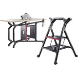 Altrex Večnamenska lestev s stopnicami, višina ploščadi 500 mm, 2 stopnici | Shoptok.si