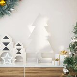 vidaXL Drveno božićno drvce za ukrašavanje bijelo 60 cm puno drvo Bor | shoptok.hr