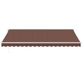 Tenda na automatsko uvlačenje s LED smeđa 450 x 350 cm | shoptok.hr