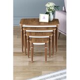 Hanah home set od 4 umetnutih stočića Tawe Avangart, orah | Eponuda.com