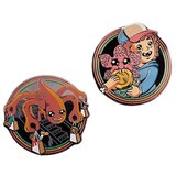 Numskull Zbirateljske kovinske emajlirane značke Pin Kings Official Stranger Things 1.4 - komplet dveh emajliranih žebljičkov na podporni kartici (5056280439172), (20871739) Cene