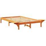  Krevetna konstrukcija Vosak smeđa 120 x 190 cm | shoptok.hr