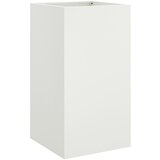 Maison Chic Cvetlično korito - Cvetlični Lonec belo 42x38x75 cm jeklo, (21789982) | Shoptok.si