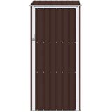  Vrtno spremište smeđe 87 x 98 x 159 cm od pocinčanog čelika | shoptok.hr