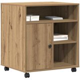  Držač za printer s pohranom hrast artisan 60 x 50 x 67 cm | shoptok.hr