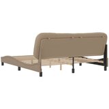  Posteljni okvir z vzglavjem kapučino 180x200 cm umetno usnje, (21081728) | Shoptok.si